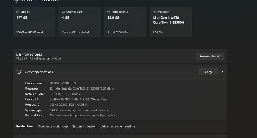 Portátil Gaming HP Victus 15 (i5 | 32GB RAM | RTX 3050) + Extras