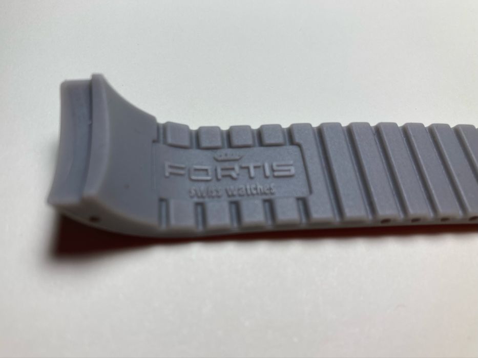 Bracelete em Silicone para Relogio FORTIS Spacematic