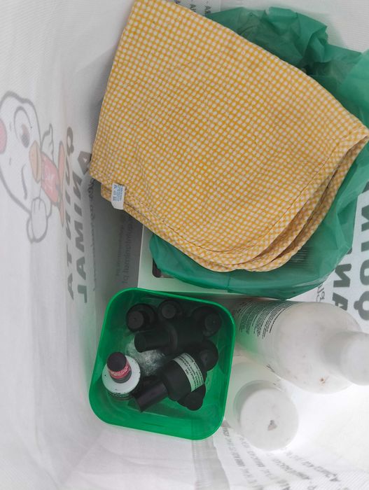 Material unhas com catalisador