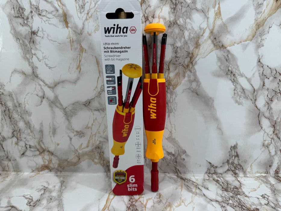 Wkrętak Wiha 38613 LiftUp electric VDE z 6 bitami