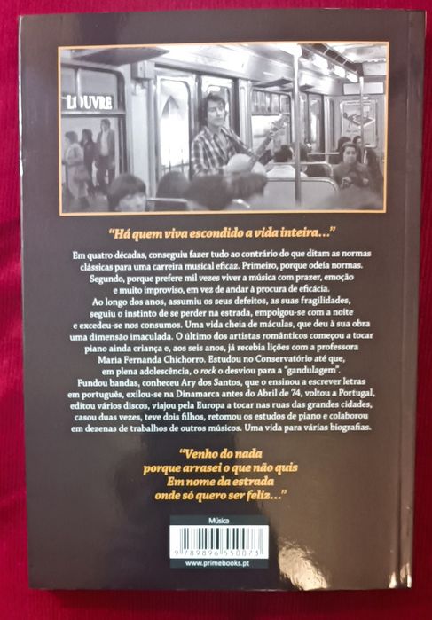 "Na Palma da Mão" Biografia de Jorge Palma RARO
