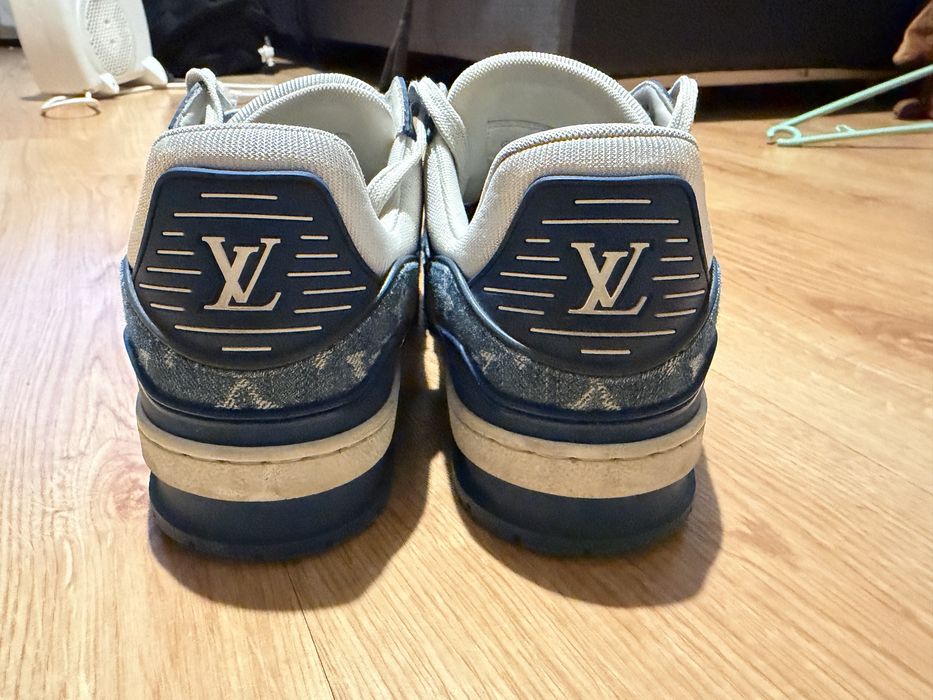 Louis Vuitton trainer blue denim