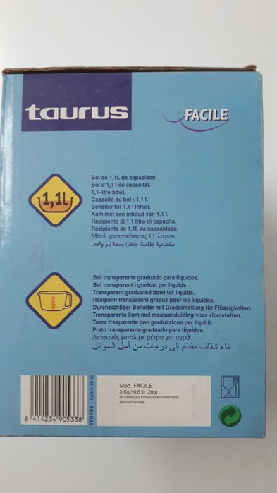 Balança de cozinha Taurus