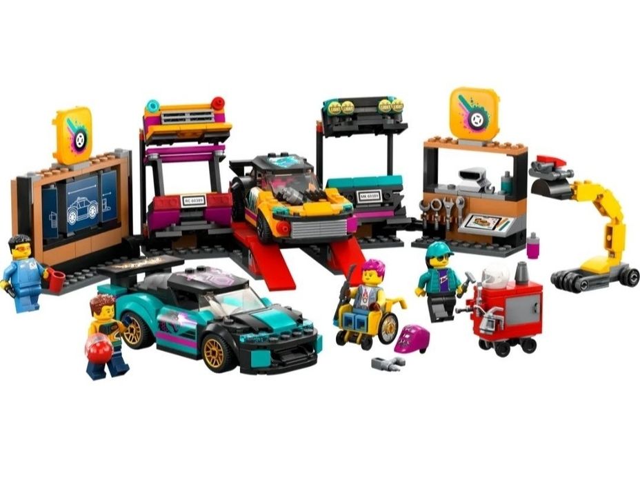 ДЕШЕВШЕ НЕМА Лего Сити 60389 тюнинг ателье гараж з машинами lego city