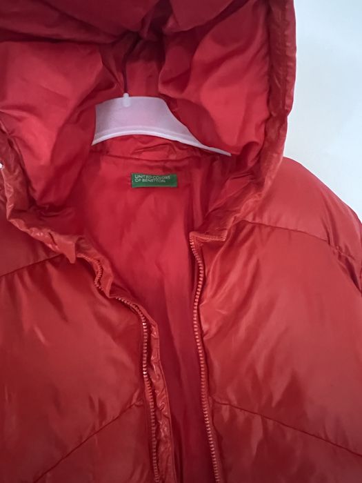 Casaco acolchoado com capuz _ Benetton