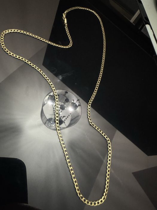 Złoty łańcuszek pancerka, złoto pr 585