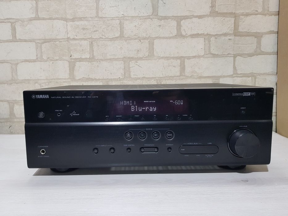 5.1AV-ресивер Yamaha RX-V473 5×115Вт,AirPlay 4K USB HDMI DLNA