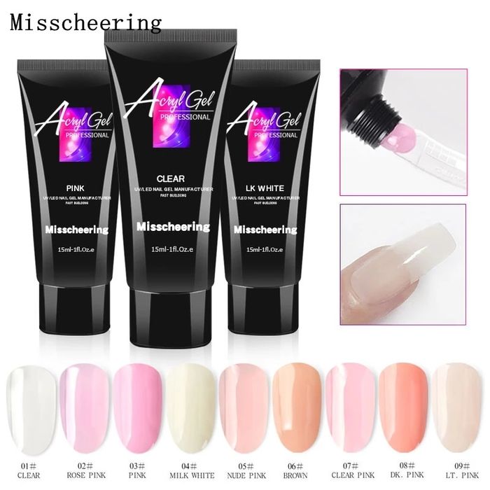 Полигель и верхние  форми для нарощування