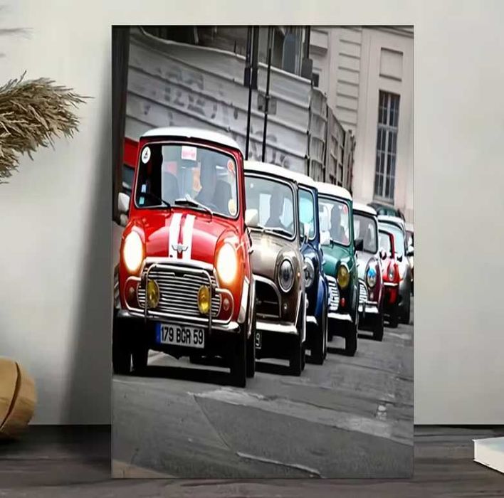 Nowy obraz na płótnie samochody