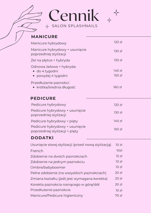 Stylizacja paznokci – manicure hybrydowy, żelowy | Kalisz