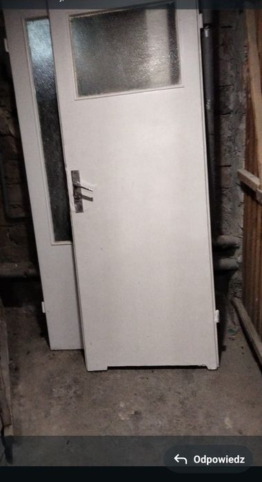 Drzwi wewnętrzne 70. 2x pokój /vintage