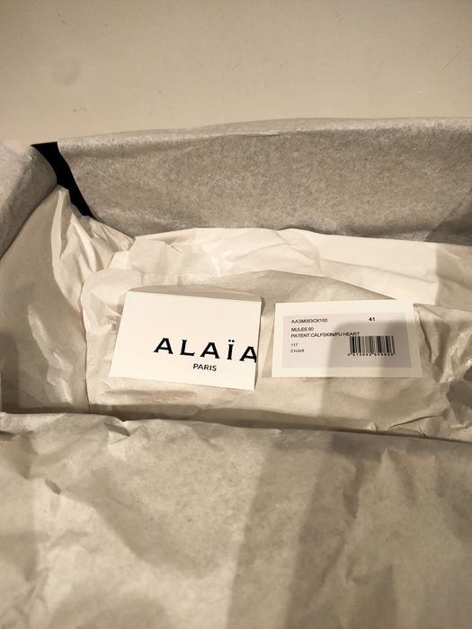 Pudełko po butach marki Alaia