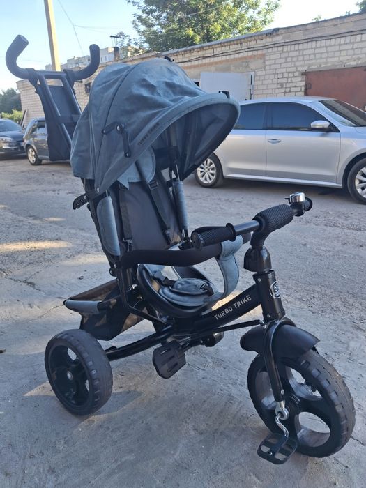 Дитячий триколісний велосипед Turbo Trike MT 1005 EVA.