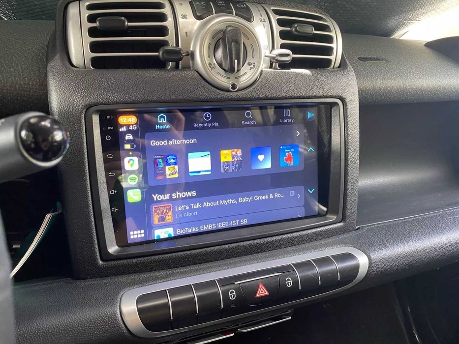 AutoRadio  SMART 451:453 ForTwo • ForFour Android 13 Carplay/Montagem