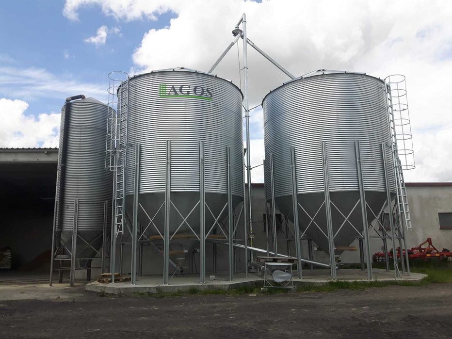 Silos zbożowy 100t lejowy AGOS Warszawa