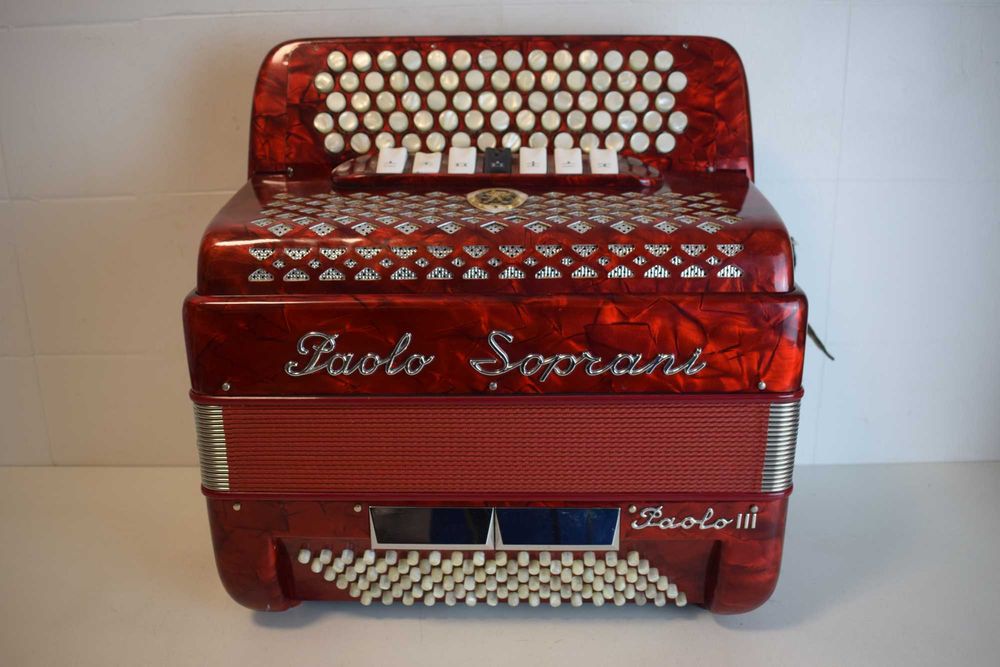 Acordeao Paolo Soprani Especial 3 voz. N 344