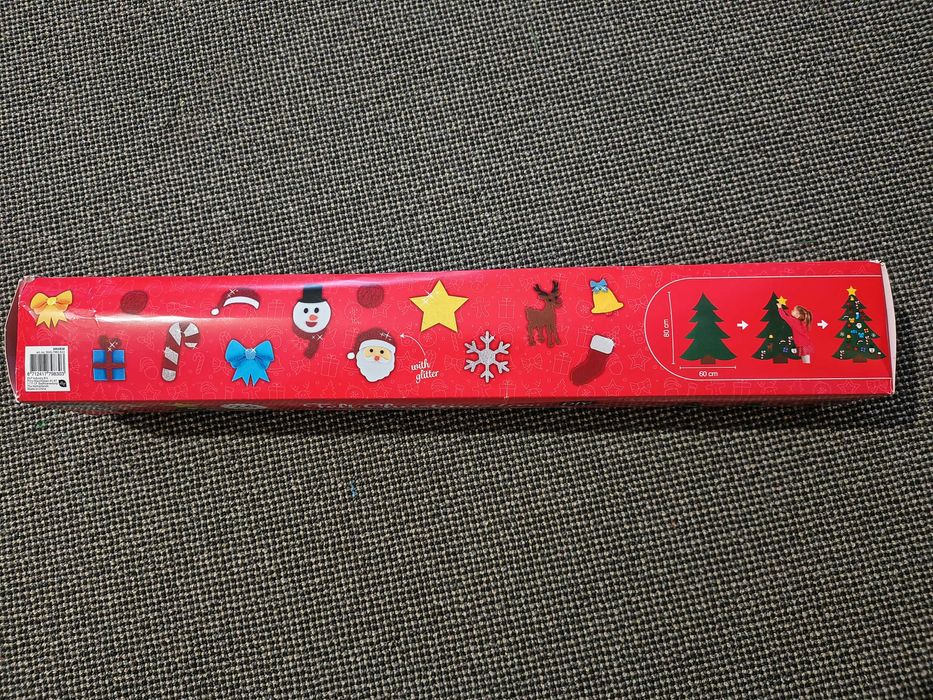 Choinka Z Filcu Z Ozdobami Samoprzylepnymi Kreatywne