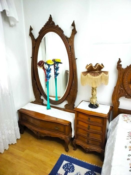 Quarto Luís XVI com Talha Completo -  Estado Excelente