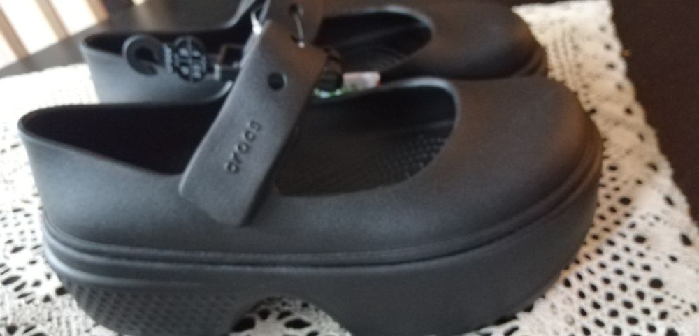 CROCS  W8 buty Stomp Mary Jane + torebka