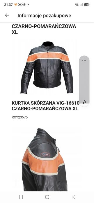 Kurtka na motocykl