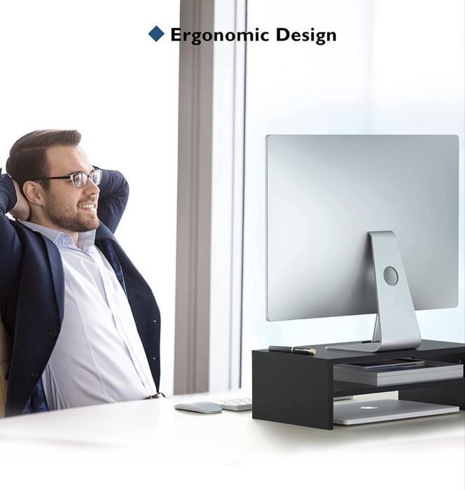 Suporte Monitor Preto
