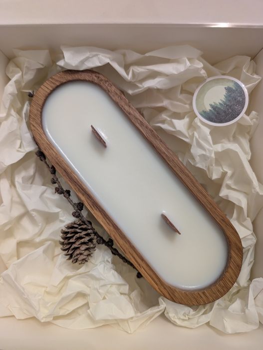 Продам подарунковий набір соєвих екологічних  свічок