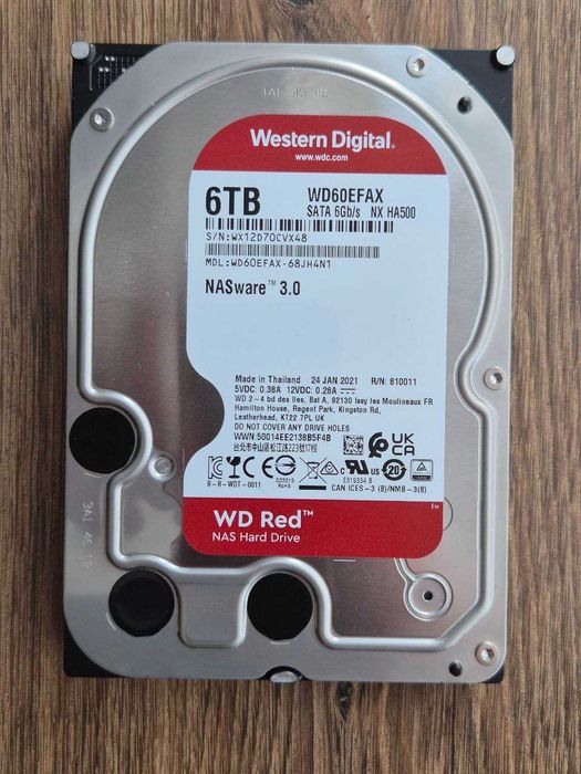 Жорсткий диск WD Red 6TB (WD60EFAX)