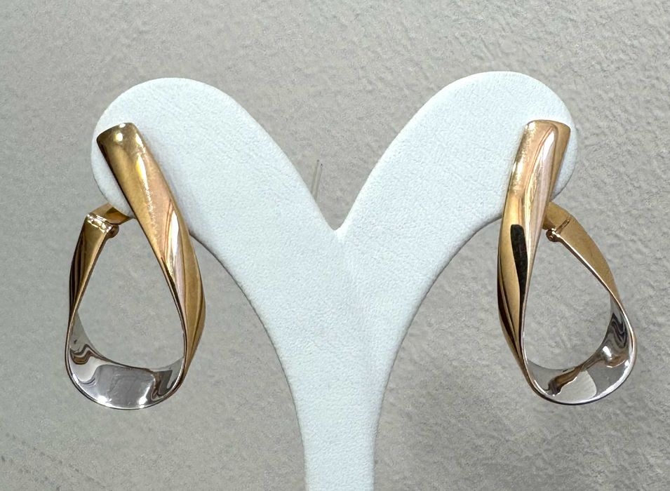Золоті сережки петля
