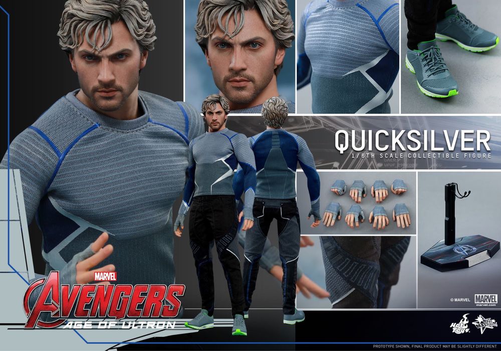 Новая фигурка 1/6 hot toys mms 302 AVENGERS AGE OF ULTRON QUICKSILVER