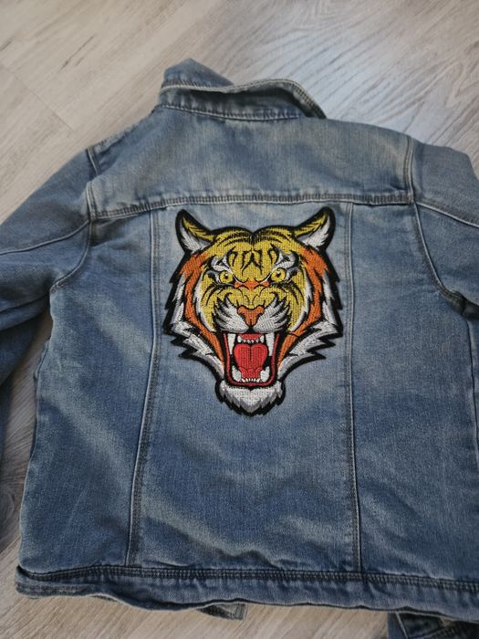 Kurtka jeansowa  unisex rozm.140
