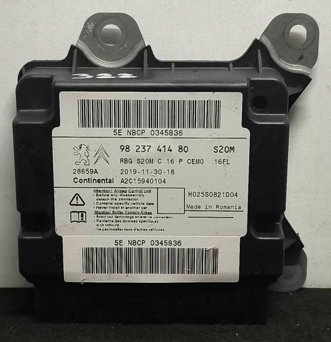 Centralina Airbag 9823741480 - CITROËN BERLINGO