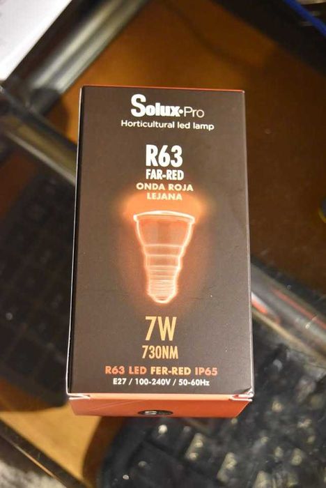 Solux Lâmpada LED monocromática vermelha