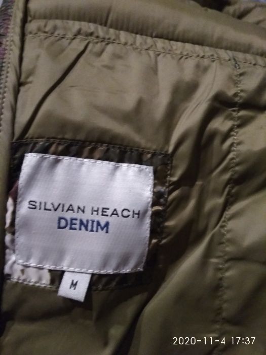 легкая стеганая куртка Silvian heach denim, размер М демисезон