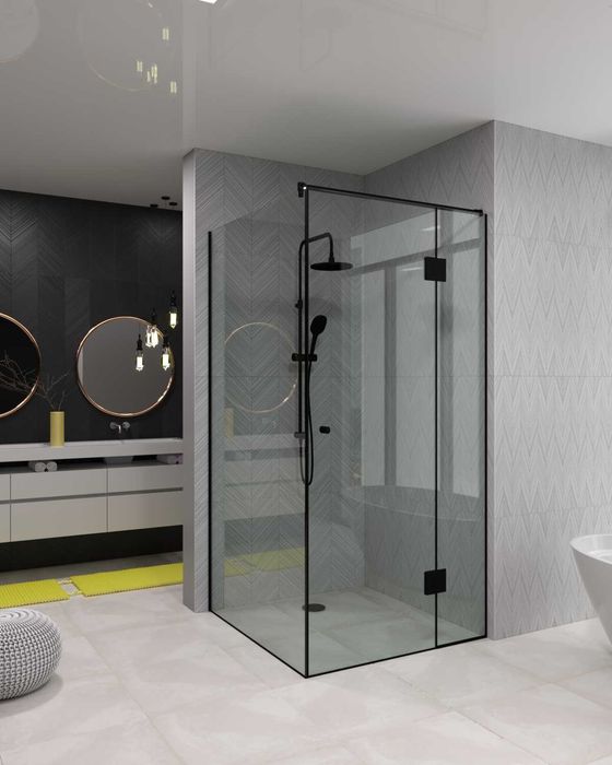 Скляна душова. Душова кутова. Перегородку в душову.