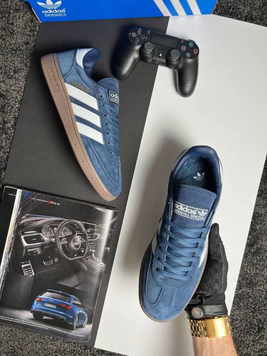 Чоловічі кросівки адідас Adidas Handball Spezial Navy White [41-45]