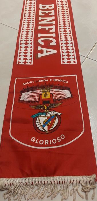 Echarpe, bufanda,vintage do Benfica