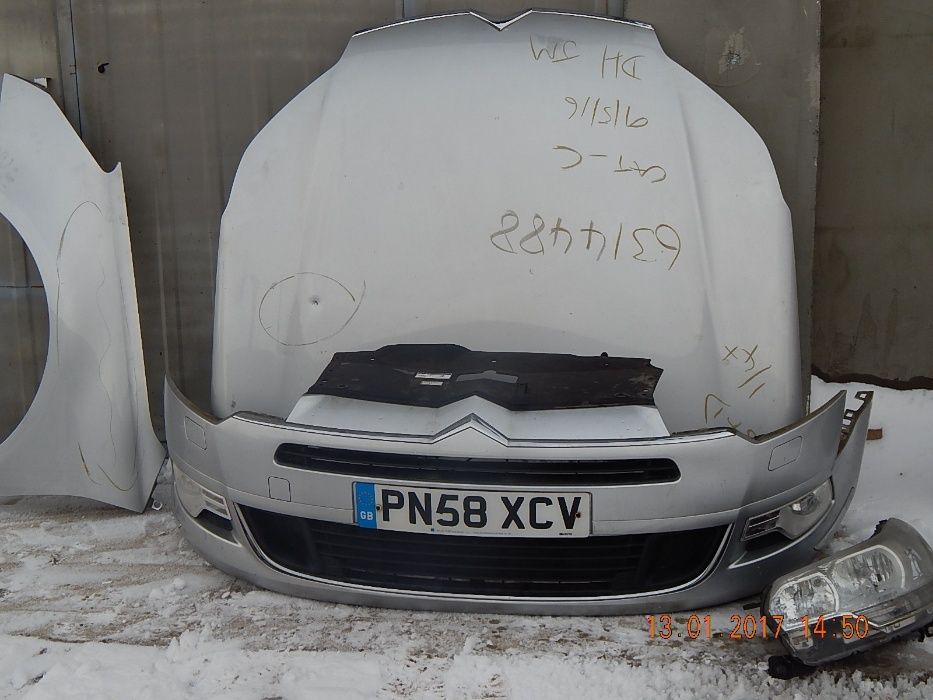 Citroen c5 на запчастини 2008 2014р капот бампер двері крила фари.
