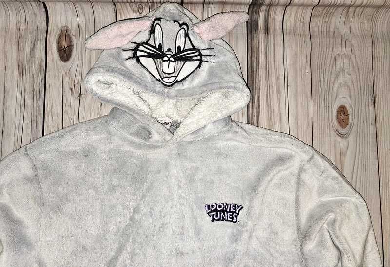 Bluza polarowa z kapturem Looney Tunes M królik Bugs