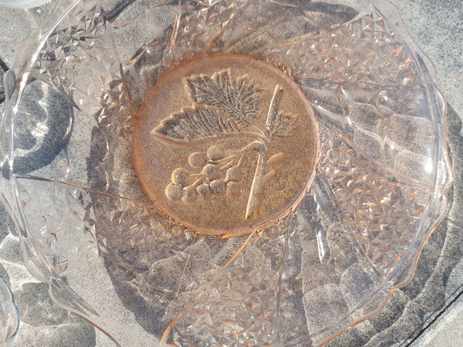 Talerze szklane do serwowania