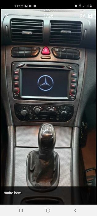 Auto Rádio Android Para Mercedes Benz W203 W209 W208 W463 Vito Viano