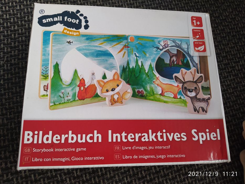 NOWA ksiazeczka drewniana Small Foot montressori