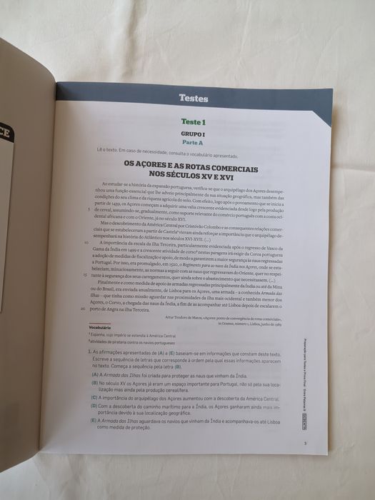 Português 9º - livro Preparação para Testes e Prova Final - "Entre Palavras 9"