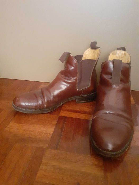 Botas pele genuína