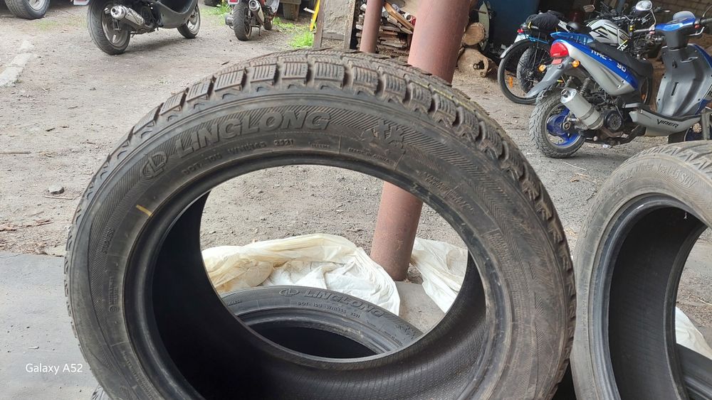 Продам комплект, разноширокой спорт резины linglong