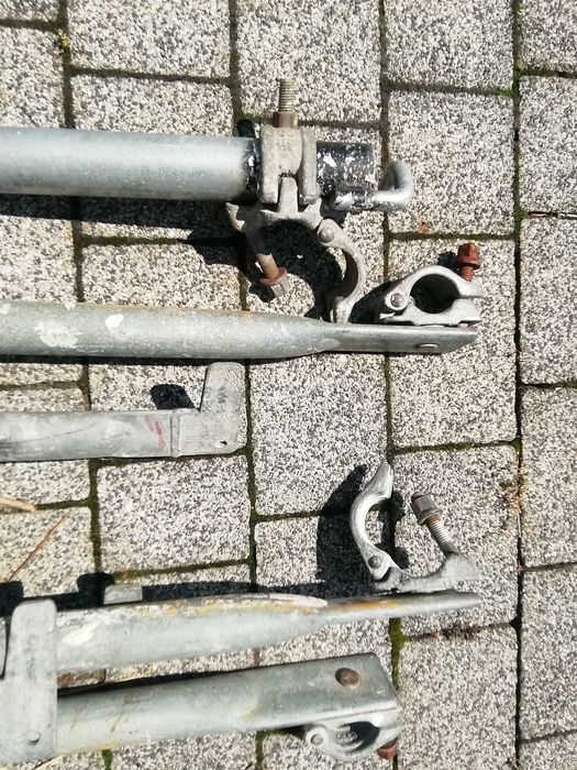 Rusztowanie ze stalowymi podlogami Typ Baumann