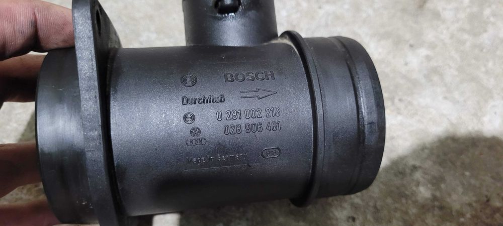 Medidor de massa de ar Bosch Audi A4 B5 A6 C5 Passat B5 1.9 TDI Ref. 0281002216 e 028906461 ORIGINAL