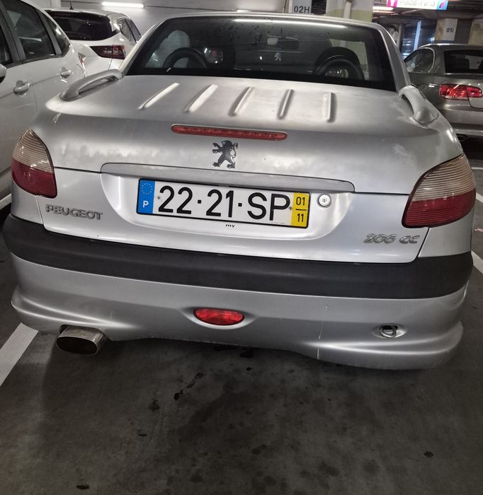 Peugeot 206 CC 1.6 GPL – Económico e Full