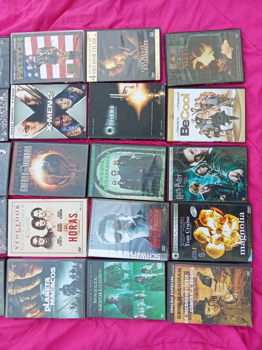35 DVDs maioria duplos