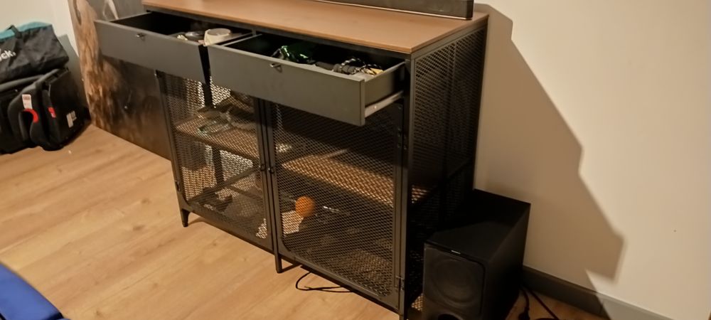 Kredens / komoda IKEA FJALLBO czarny