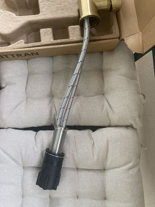 Torneira de cozinha Dourada-Aço inoxidável LEROY MERLIN